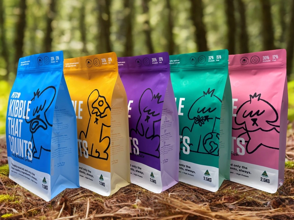 Court Flat Solum sacculos pet cibum packaging